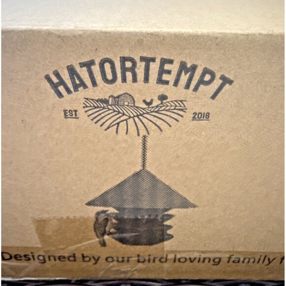 Hatortempt Hanging 4 Level Bird Feeder Durable Metal Squirrel Proof for Outdoor - Picture 1 of 11